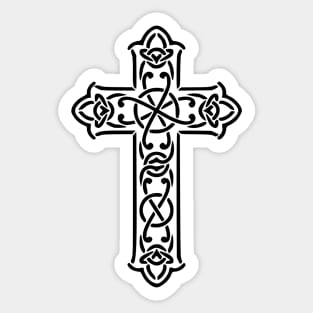 Christian Cross | Jesus Christ | Way of The Cross T-Shirt Sticker